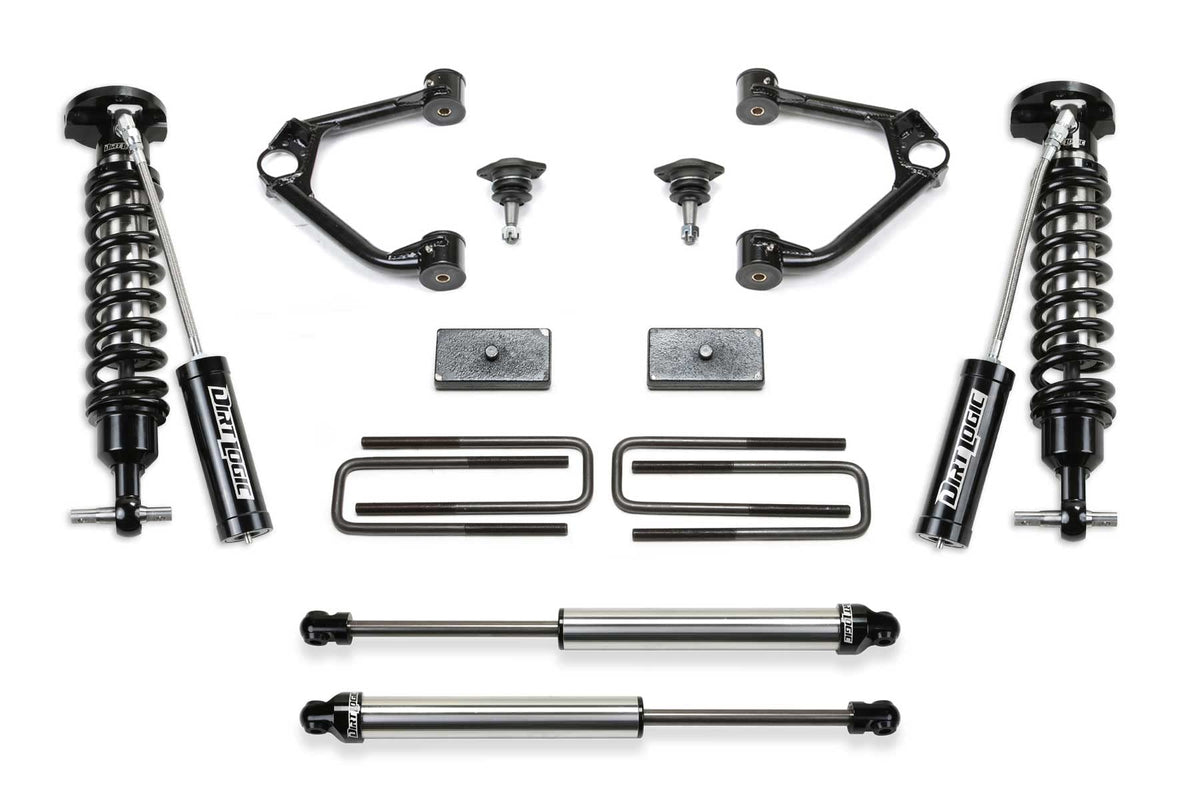 FABTECH K1127DL Fabtech K1127DL 2019 GM T1 3.5' BUDGET W/DL 2.5 RES