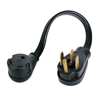 ARCON 14243 Arcon 14243 Generator Pigtail Power Cord 30-Amp Female to 50-Amp Male Flat Wire, 18-Inch