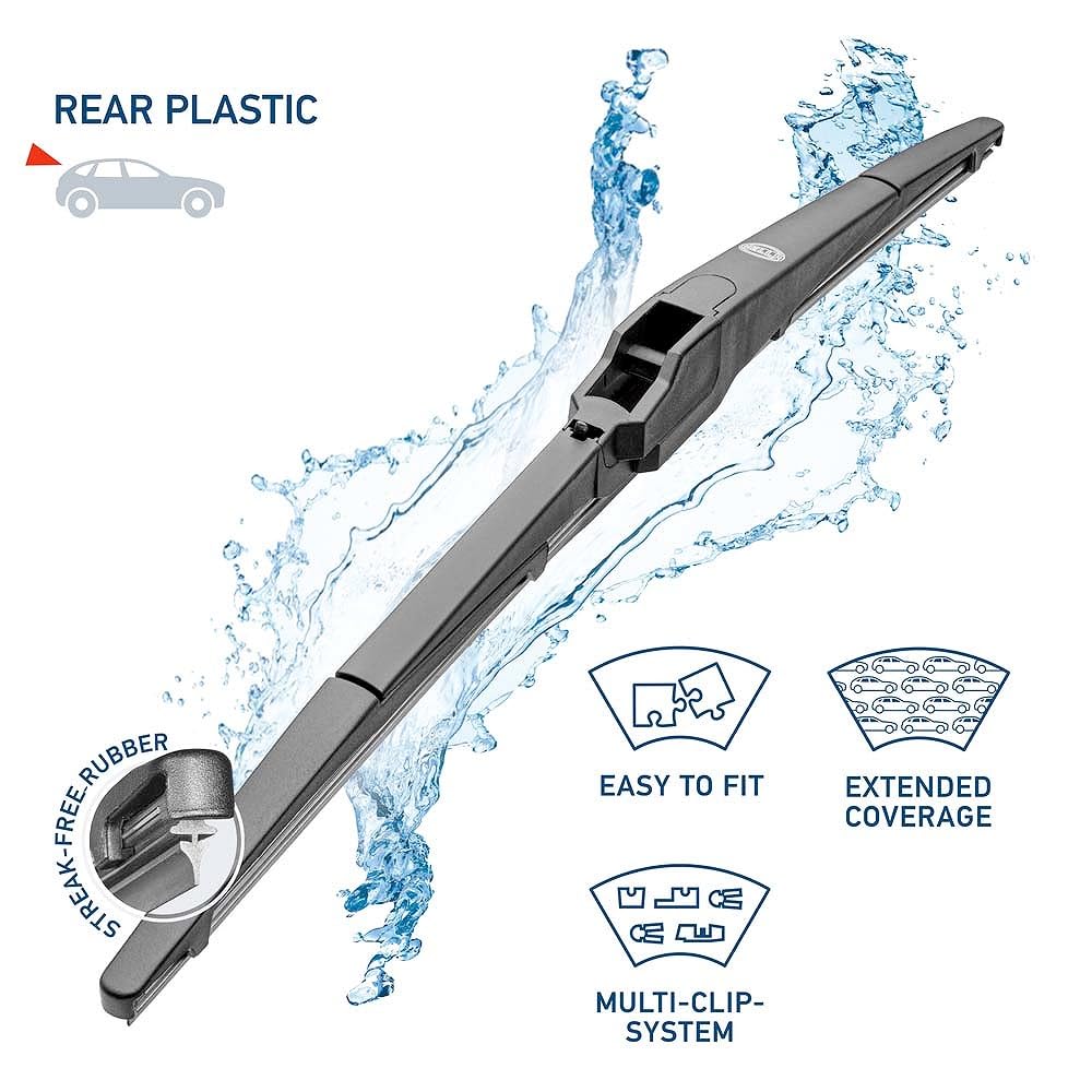 Hella 358182101 9XW 358 182-101 Rear Plastic Wiper Blade