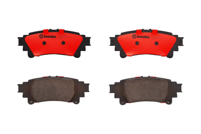 BREMBO P83132N Brembo P83132N Premium Ceramic Rear Disc Brake Pad Set LEXUS OE# 044663031179