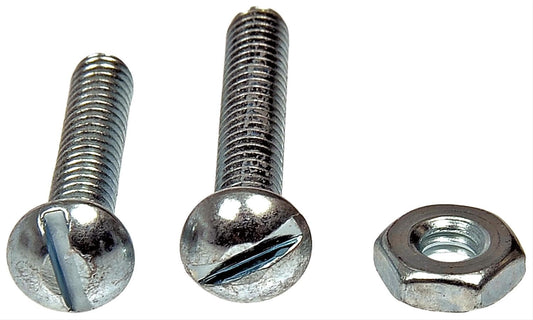 DORMAN 784-602 Dorman 784-602: Stove Bolt with Nuts - 3/16-24 in. x 1 in./1-1/4In.