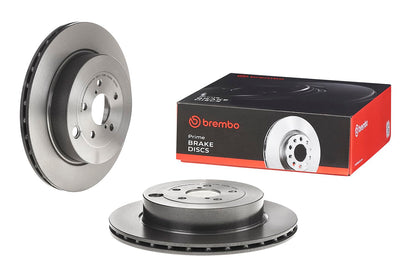 Brembo 09.A198.21 UV Coated Pillar Vented Rear Brake Rotor SUBARU