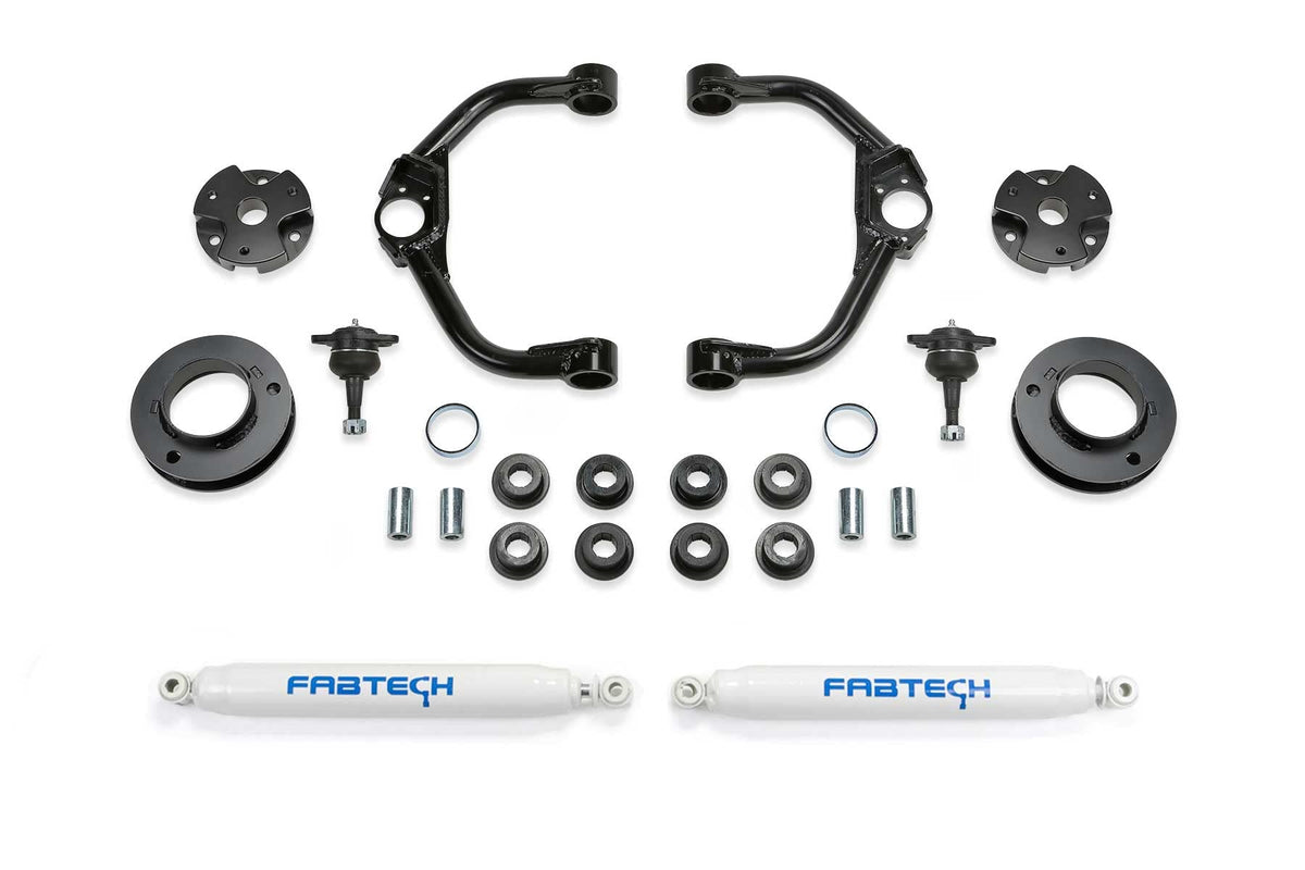 FABTECH K3168 Fabtech K3168 3' BJ UCA SYS W/ PERF SHKS 2019-20