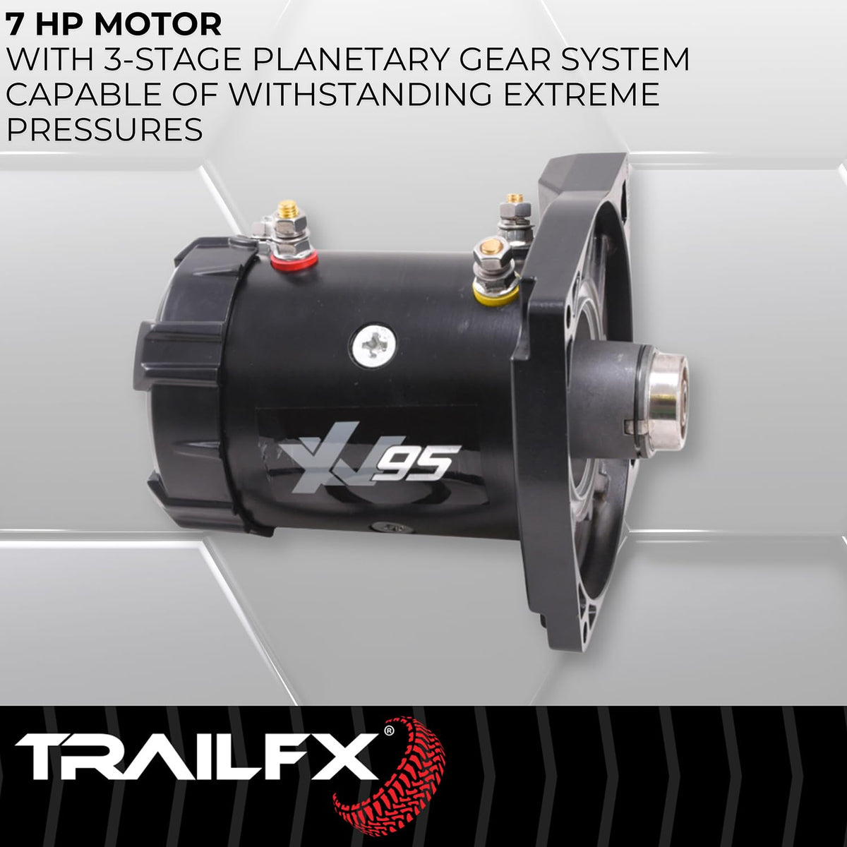 TrailFX WXVS95B X95 Winch Synthetic Rope Winch