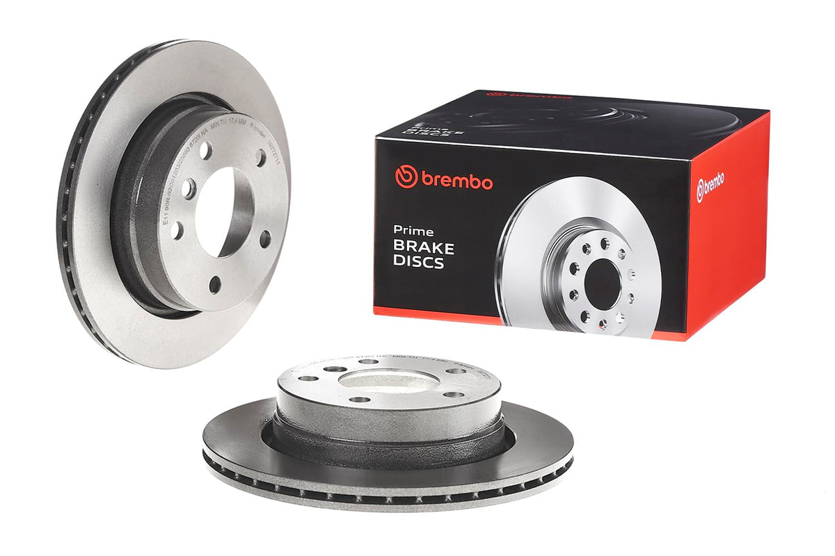 BREMBO 09772711C02 Brembo 09.7727.11 UV Coated vented Rear Brake Rotor BMW/BMW (BRILLIANCE) OE# 34216855155