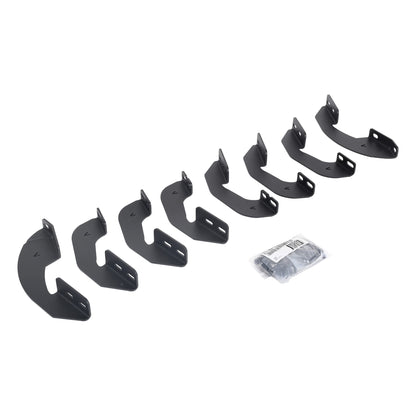 GO RHINO 6944155 Go Rhino RB10 / RB20 Brackets | Mild Steel, Textured Black | 6944155 | Fits 2007-2021 Toyota Tundra Crew Max/Double Cab Pickup