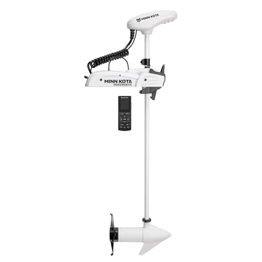 MINN KOTA 1363576 Minn Kota Riptide PowerDrive Bow-Mount Electric Trolling Motor with Wireless Remote – 55 Lb. Thrust, 54 In. Shaft, Saltwater