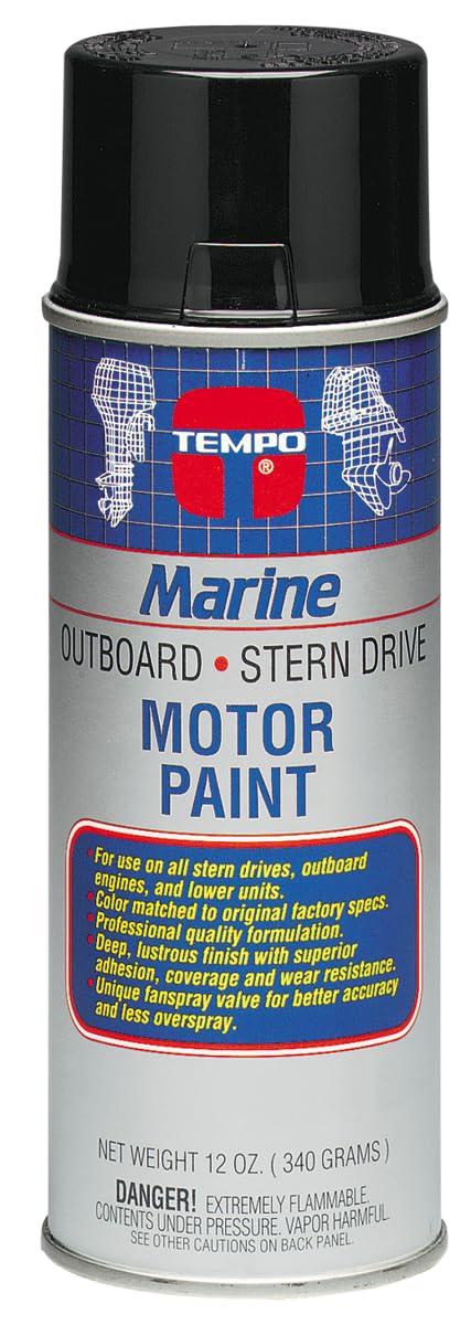 MOELLER 025454 Moeller Evinrude Engine Spray Paint, Light Blue