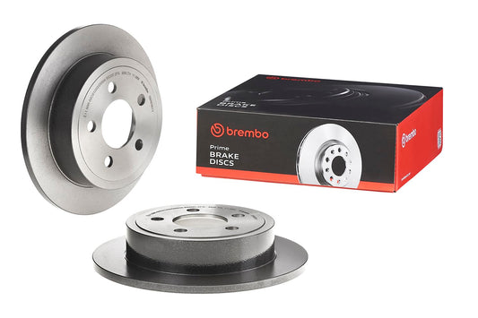 BREMBO 08A63611C02 Brembo 08.A636.11 UV Coated solid Rear Brake Rotor JEEP OE# 52128411AA