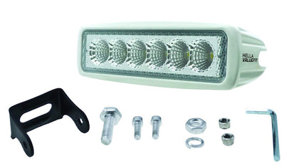 Hella 357203051 ValueFit White Mini Light Bar (6 LED Flood beam