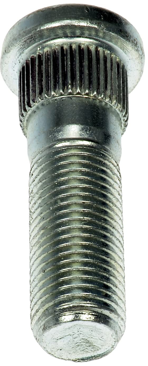 DORMAN 610-646 Dorman 610-646 Rear M12-1.25 Serrated Wheel Stud - 14.25 mm Knurl, 46.33 mm Length Compatible with Select Nissan Models, 10 Pack (Made in USA)