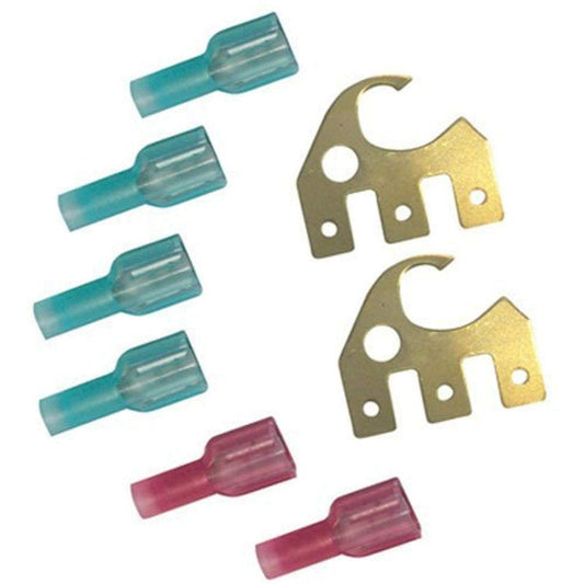 WIRTHCO 30703 Battery Doctor WirthCo Patented Top Post Tap Terminal and Frame Ground Kit with 3 Slip-On Terminals, Blue Yellow Red (30703)