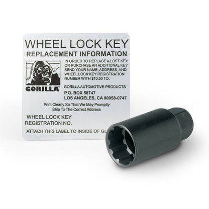 GORILLA 71621N Gorilla Automotive 71621N Acorn Wheel Locks (12mm x 1.25 Thread Size) - Pack of 4