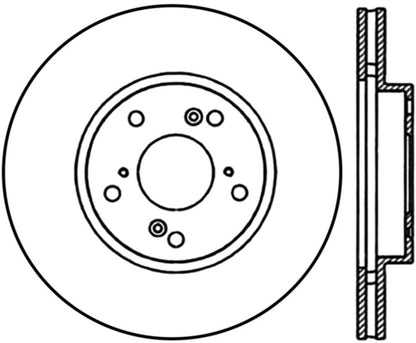 Centric Parts 120.40036 Premium Brake Rotor
