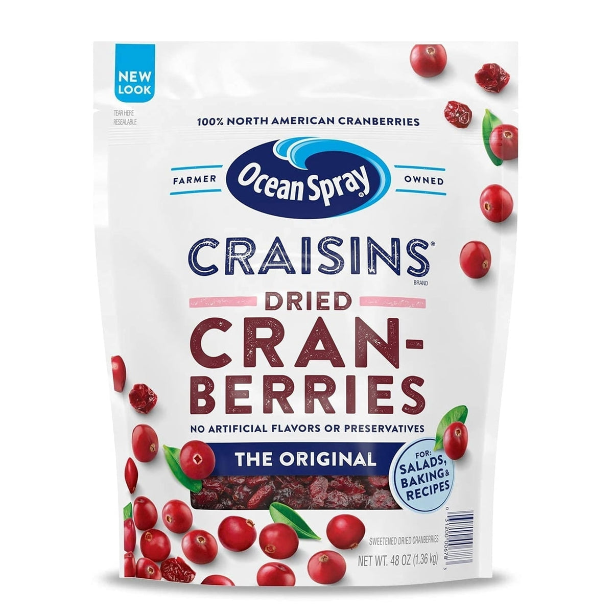 Ocean Spray Ocean Spray Craisins Original Dried Cranberries, 48 oz