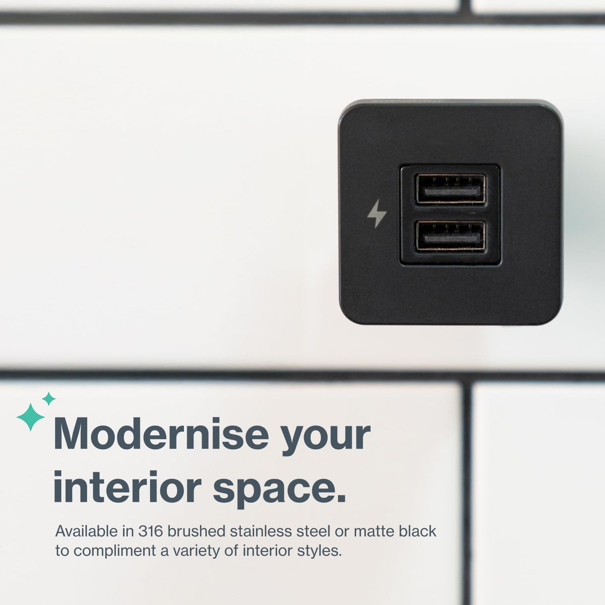 SCANSTRUT SC-TILE-20 Scanstrut SC-TILE-20 TILE - USB-C / USB-C INTERIORS CHAR