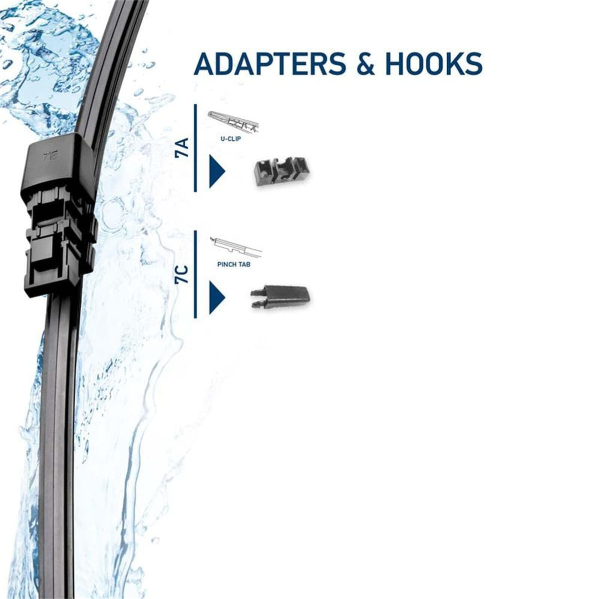 Hella 358179171 9XW 358 179-171 Rear Flat Wiper Blade