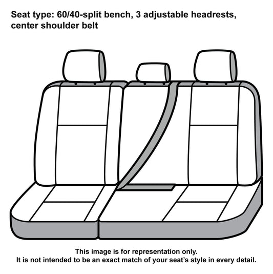 COVERCRAFT SSC8445COBK Covercraft Carhartt Super Dux Cordura SeatSaver Custom Seat Covers