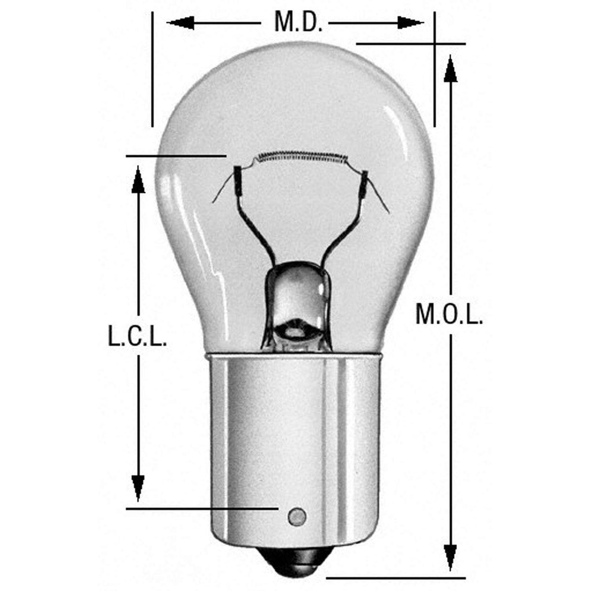 WAGNER BP1141 Wagner Lighting BP1141 Standard Multi-Purpose Light Bulb Card of 2