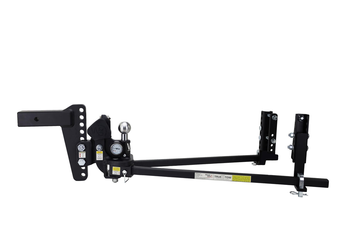WEIGH SAFE TTHW8-2.5 Weigh Safe TrueTow HW Distribution Hitch, 8" Drop, 2.5" Shank, 18,500 GTW