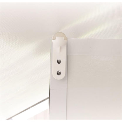 CAMCO 42005 Camco Durable and Rotates 360 Degree Awning Door Roller Ball with Screen Door Slider and Mounting Hardware, Fits Round or Square RV Door, White