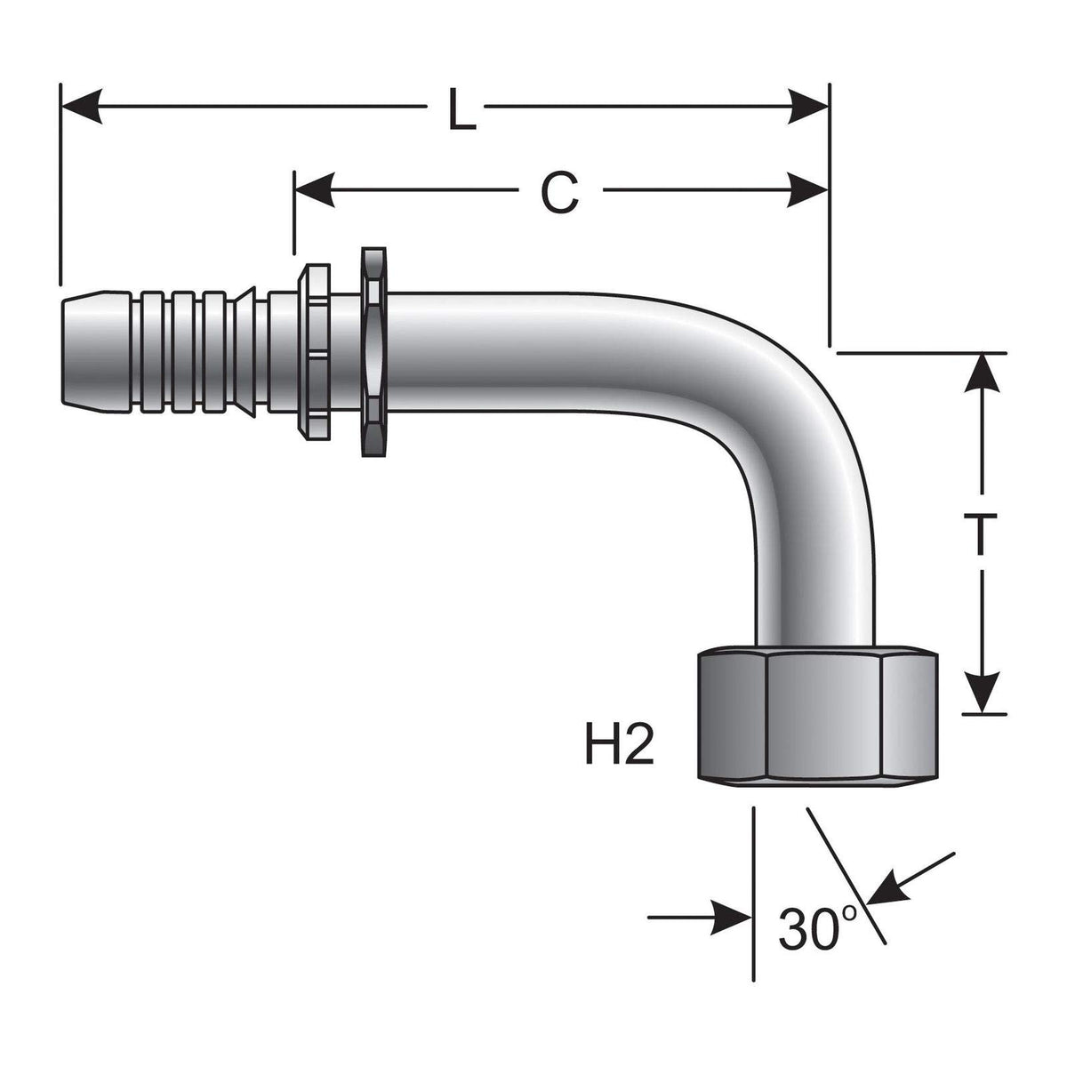 Gates G20832-1212 HYDRAULIC COUPLING-GLOBALSPIRAL