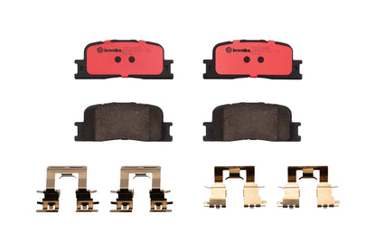 BREMBO P83088N Brembo P83088N Premium Ceramic Rear Disc Brake Pad Set CHERY/LEXUS/RELY/TOYOTA OE# 0446606010