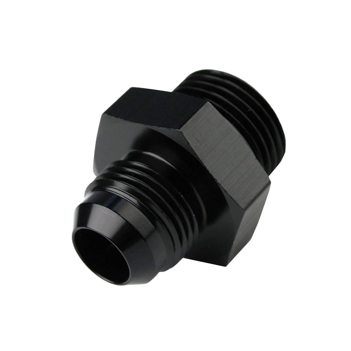 AEROMOTIVE 15610 Aeromotive ORB-10 to AN-08 Male Flare Adapter Fitting - 10 ORB - 15610