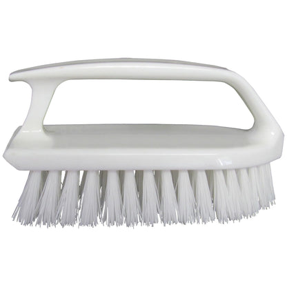 STAR BRITE 040027 STAR BRITE Hand Scrub Brush, Stiff Bristles & Curved Handle