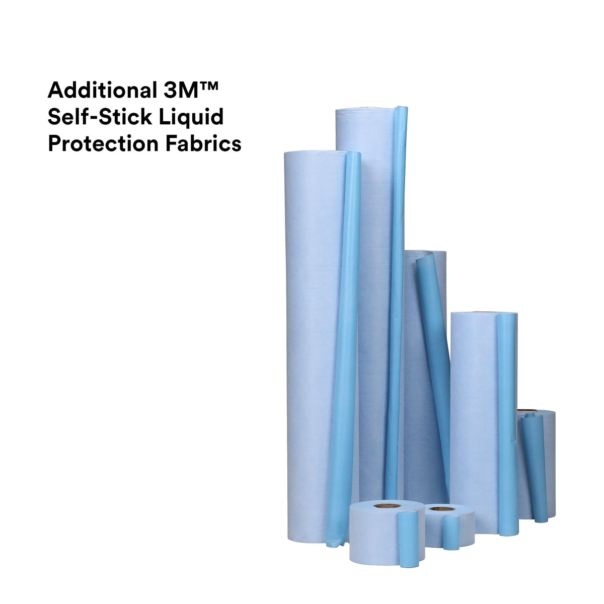 3M 36878 3M Self Stick Liquid Protection Fabric, 36878, 14 in x 300 ft, 1 Roll, Blue