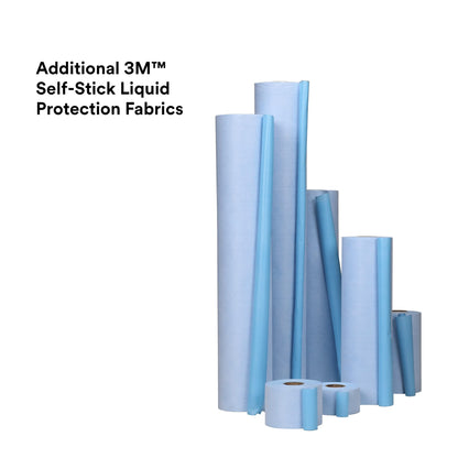 3M 36878 3M Self Stick Liquid Protection Fabric, 36878, 14 in x 300 ft, 1 Roll, Blue