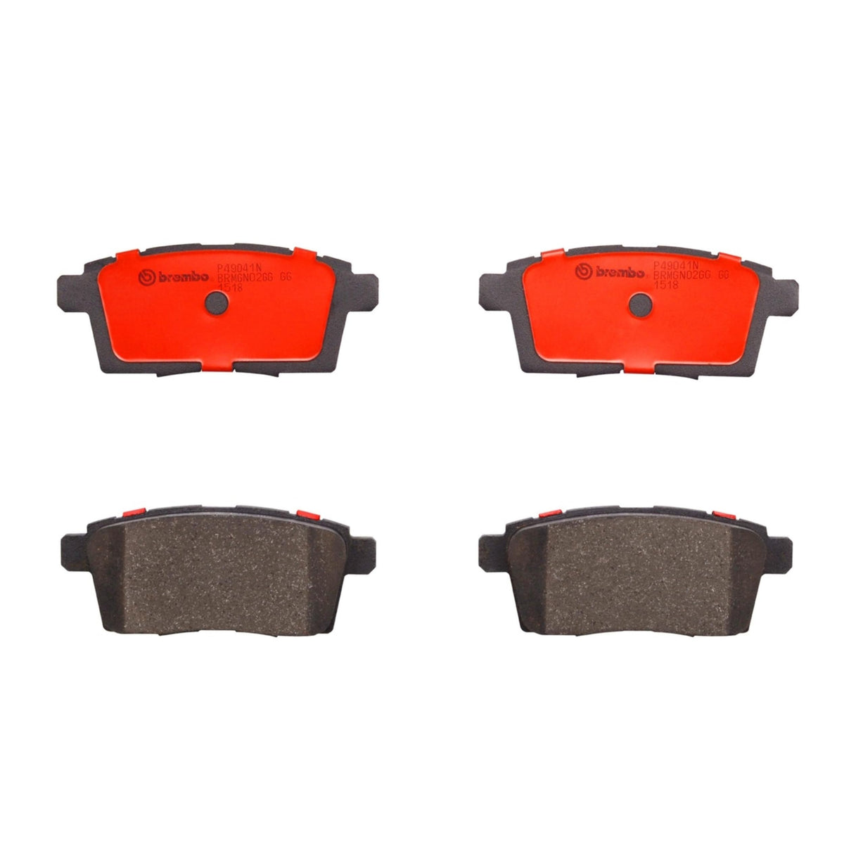 BREMBO P49041N Brembo P49041N Premium Ceramic Rear Disc Brake Pad Set LINCOLN/MAZDA OE# L2Y82643ZA