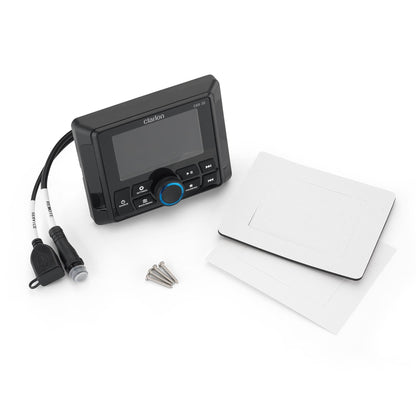 CLARION 010-03228-00 Clarion CMR-30 Wired Marine Remote with 3" Full-Color LCD Display, IP67, Compatible with CMM-20, CMM-30 & CMM-30BB