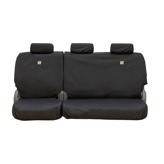 COVERCRAFT SSC8490COBK Covercraft Carhartt Super Dux SeatSaver Custom Seat Covers | SSC8490COBK | 2nd Row 60/40 Bench Seat | Compatible with 2019-2021 Ford F-150 Crew Cab | Black