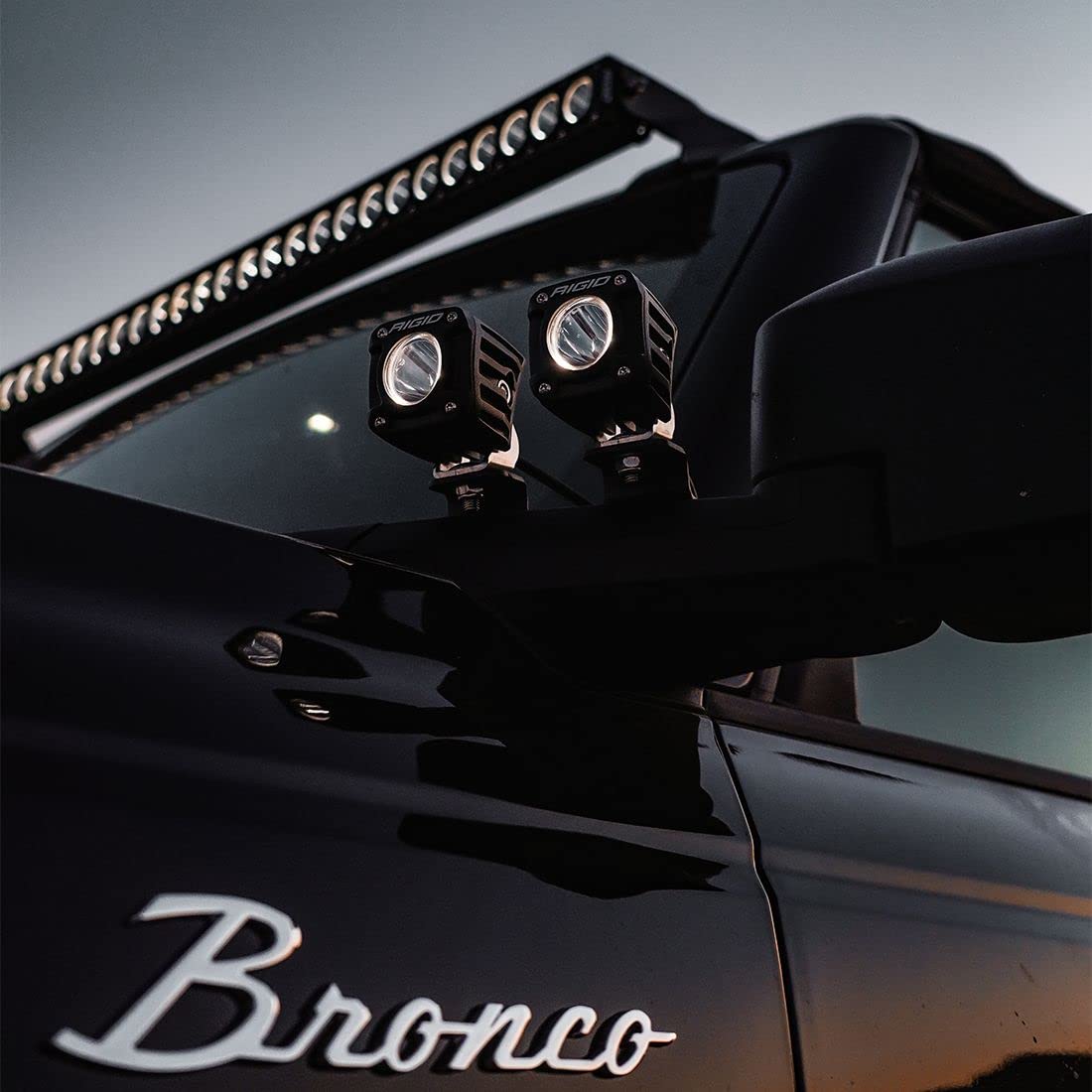 Rigid Industries 491613 Rigid 491613 Revolve Pod with Amber Backlight Pair
