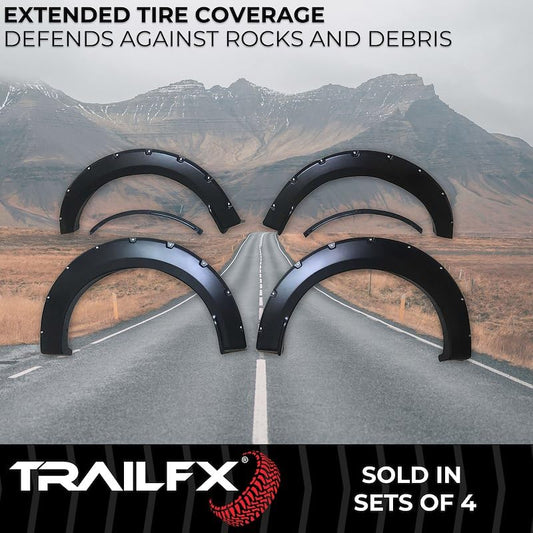 TRAILFX TFF3003S Trailfx TFF3003S POCKET STYLE FLARE SMOOTH SET OF 4