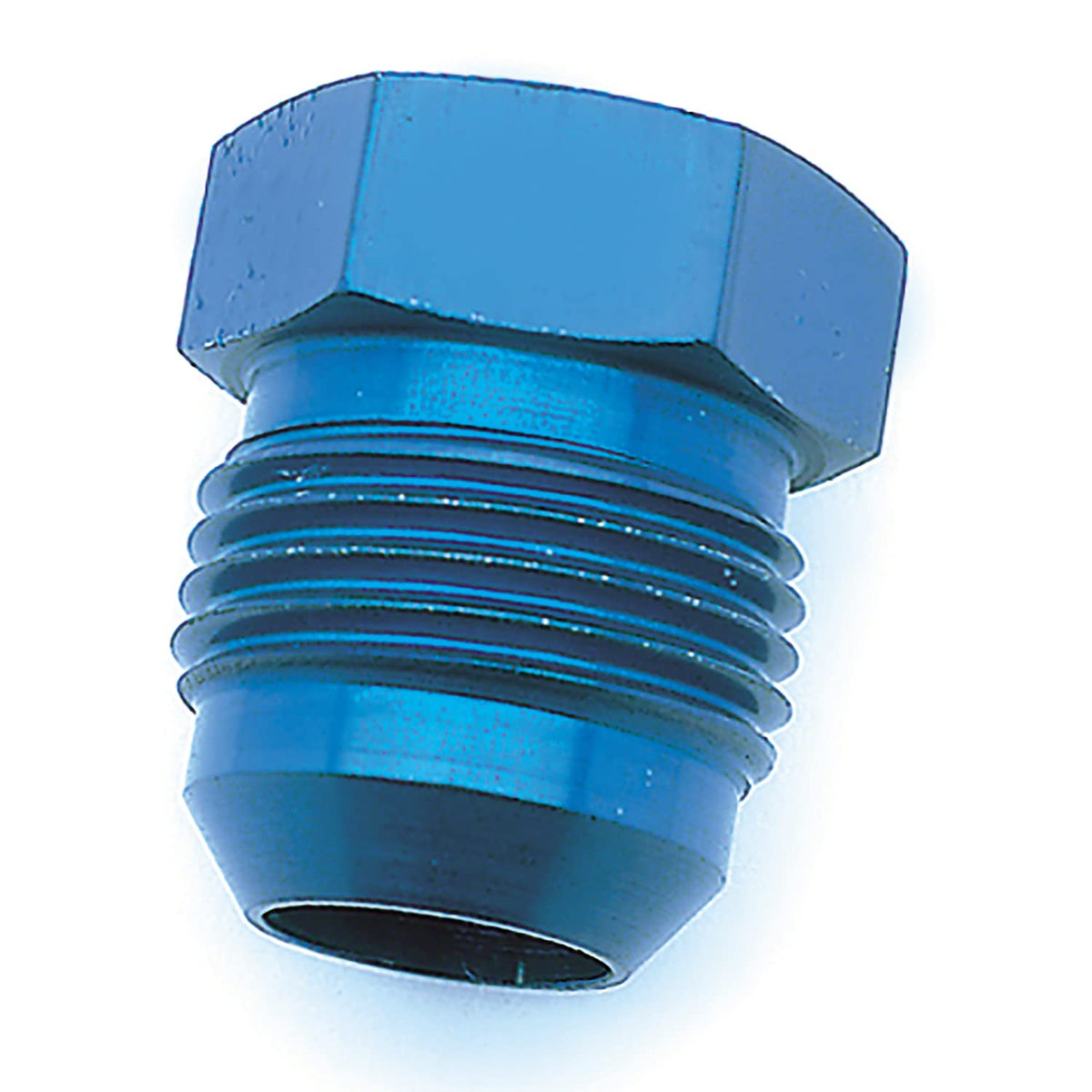 SPEEDFX 561206 SpeedFX Fitting Plug/Fitting Cap 561206, Flare Plug, 12AN, Anodized, Blue, Aluminum, Single