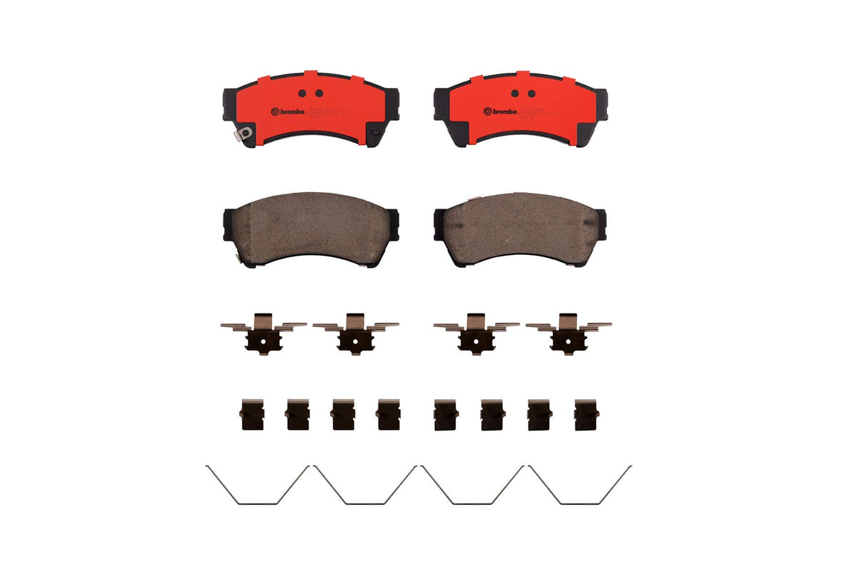 BREMBO P49039N Brembo P49039N Premium Ceramic Front Disc Brake Pad Set LINCOLN/MAZDA/MAZDA (FAW) OE# GSYD3323Z