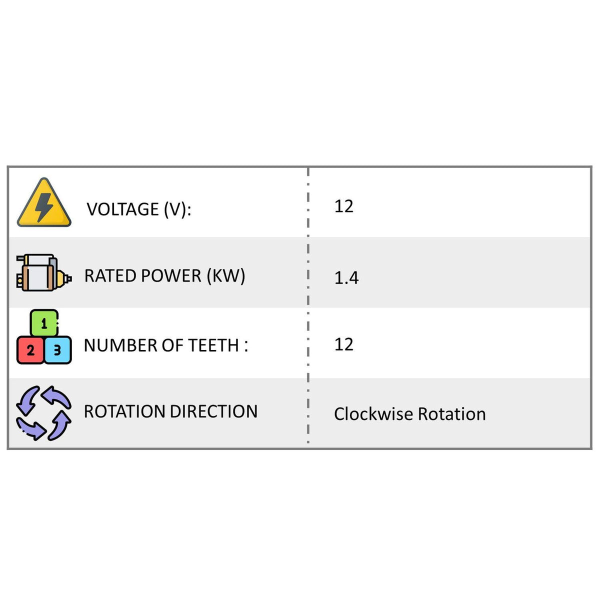 WAI 17986N WAI 17986N Starter Motor