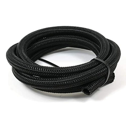 SPEEDFX 5350806 Speedfx 5350806 BLK NYLON SS BRD HOSE -8AN X 6'