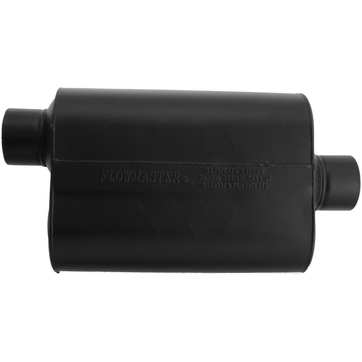 FLOWMASTER 953046 Flowmaster 953046 Super 40 Muffler - 3.00 Offset In and 3.00 Center Out - Aggressive Sound