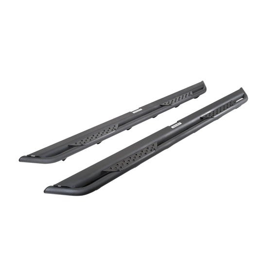 GO RHINO DT4177T RealTruck Dominator Xtreme DT Sidesteps & Brackets | Mild Steel, Textured Black | DT4177T | Fits 2017-2026 Ford F-250, F-350 Super Duty Super Cab Pickup