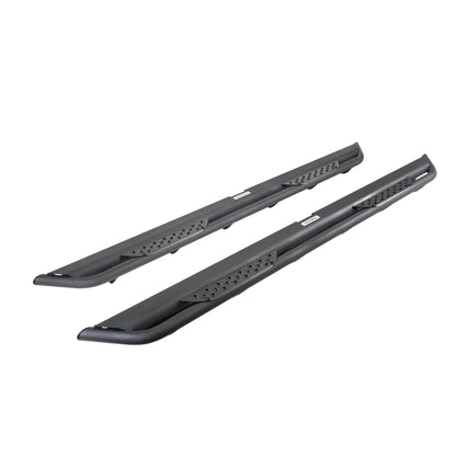 GO RHINO DT4054T Go Rhino Dominator Xtreme DT Sidesteps & Brackets | Mild Steel, Textured Black | DT4054T | Fits 2019-2025 Chevrolet Silverado & GMC Sierra Double Cab (See Description)