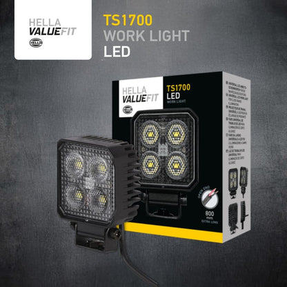 Hella 357110002 Worklight Valuefit Ts1700 Led Mv Cr Lt, Multi