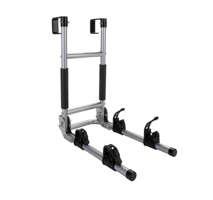 CAMCO 51492 Camco RV Camper Ladder Mount Folding Bike Rack, Heavy-Duty Steel, 51492