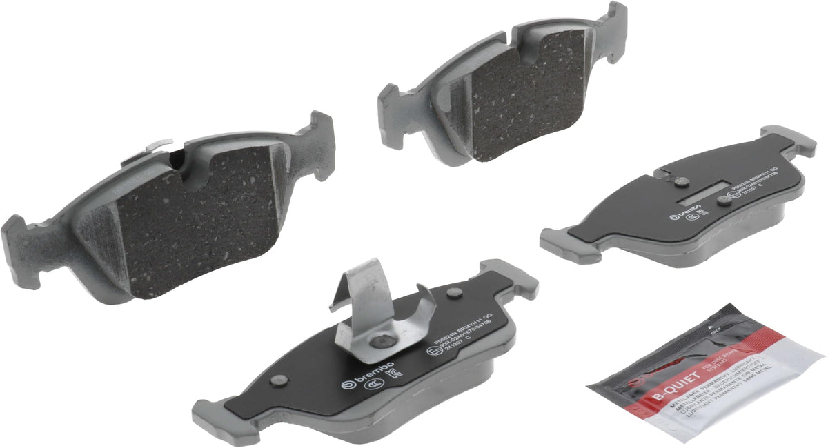 BREMBO P06024N Brembo P06024N Premium Ceramic Front Disc Brake Pad Set ALPINA/BMW/BMW (BRILLIANCE)/WIESMANN OE# 34116761244