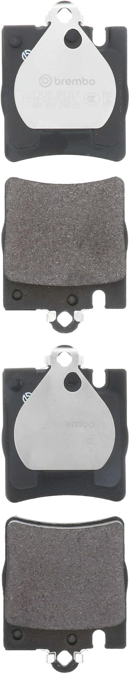 BREMBO P50033 Brembo P50033 Low-Met Rear Disc Brake Pad Set MERCEDES-BENZ OE# A0024205220