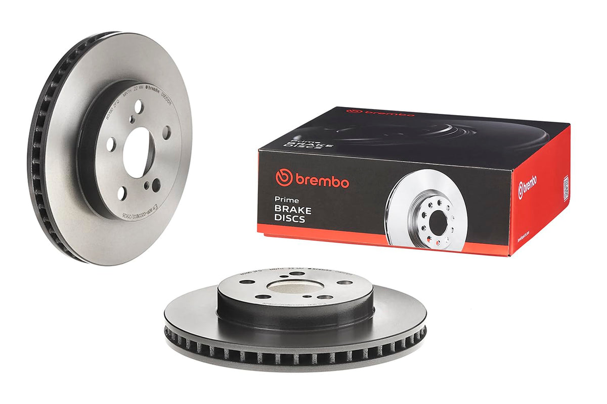 BREMBO 09D51011C02 Brembo 09.D510.11 UV Coated vented Front Brake Rotor TOYOTA OE# 4351247060
