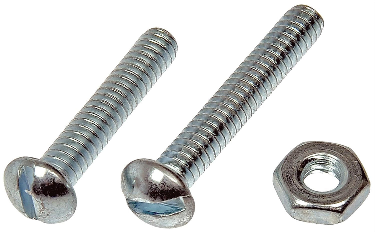 DORMAN 784-602 Dorman 784-602: Stove Bolt with Nuts - 3/16-24 in. x 1 in./1-1/4In.