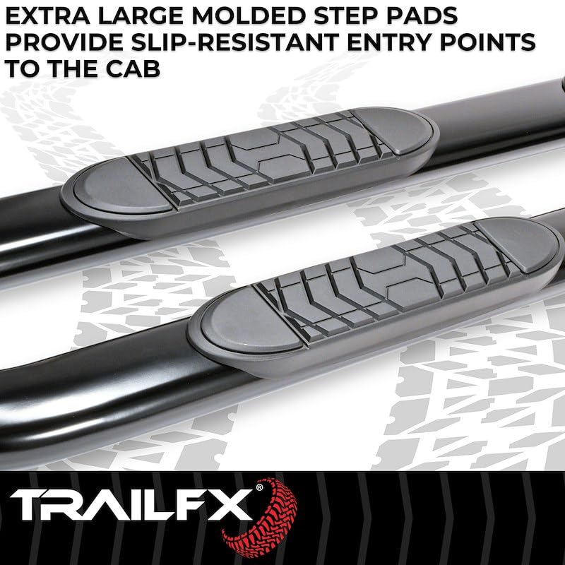 TRAILFX A7067B Trailfx Trail FX A7067B 5" Oval Bent END BAR BLK